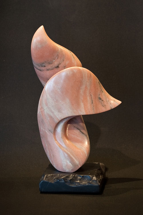 Pink Marble whales tale