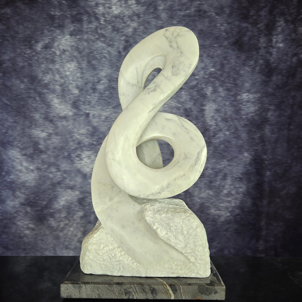 Marble Lyrical Sculptures in the gallery